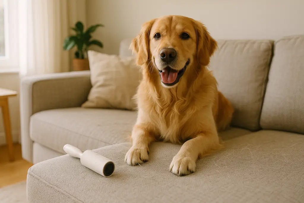 Namų tvarkymo patarimai – augintinių plaukų surinkimas nuo baldų