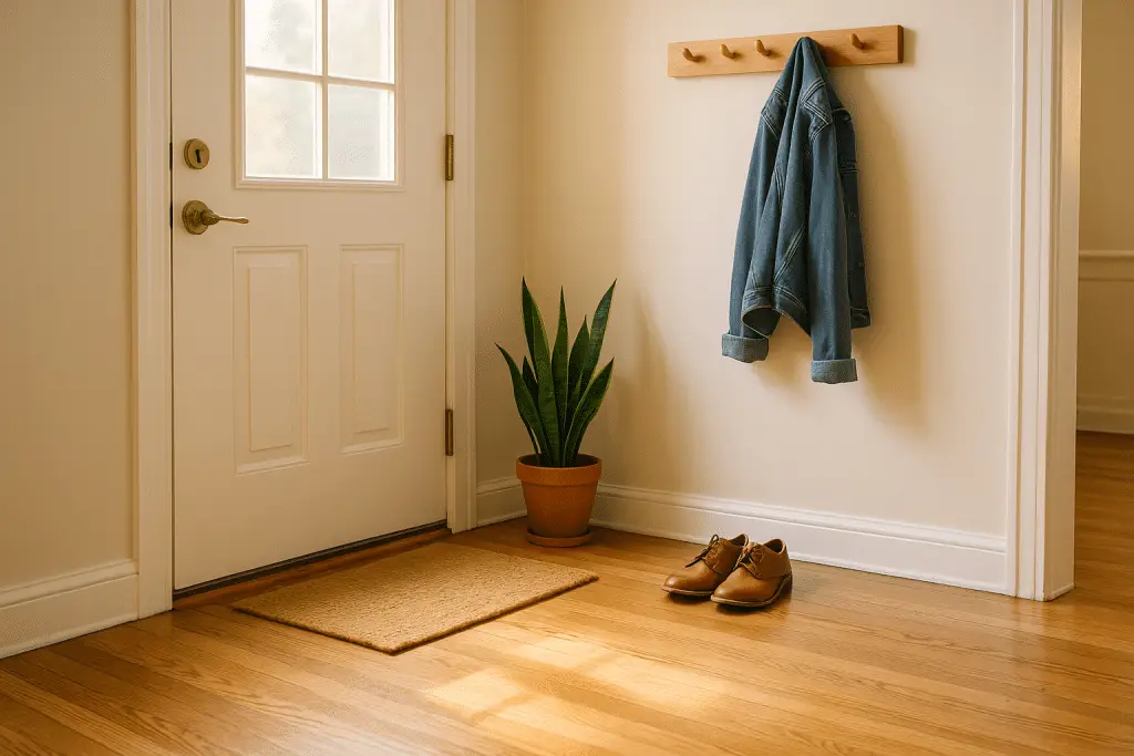 Jaukus prieškambaris – tvarkingi namai