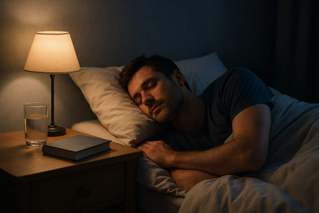 Kokybiškas miegas stiprina smegenų veiklą ir emocinę sveikatą – žmogus miega jaukiame kambaryje