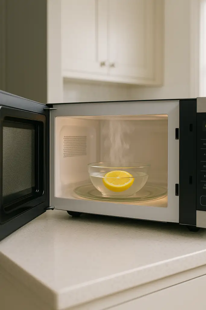 Mikrobangų krosnelės valymas garais – namų tvarkymo patarimai